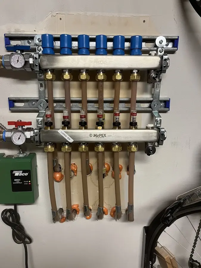 Plumber performing Leak Detection at a residential property in Fox